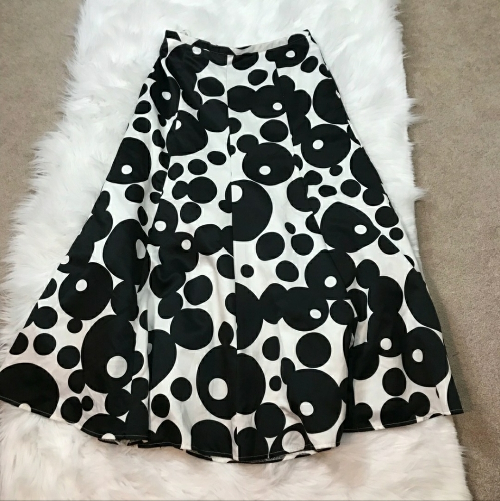 Black & White Polka Dot Skirt